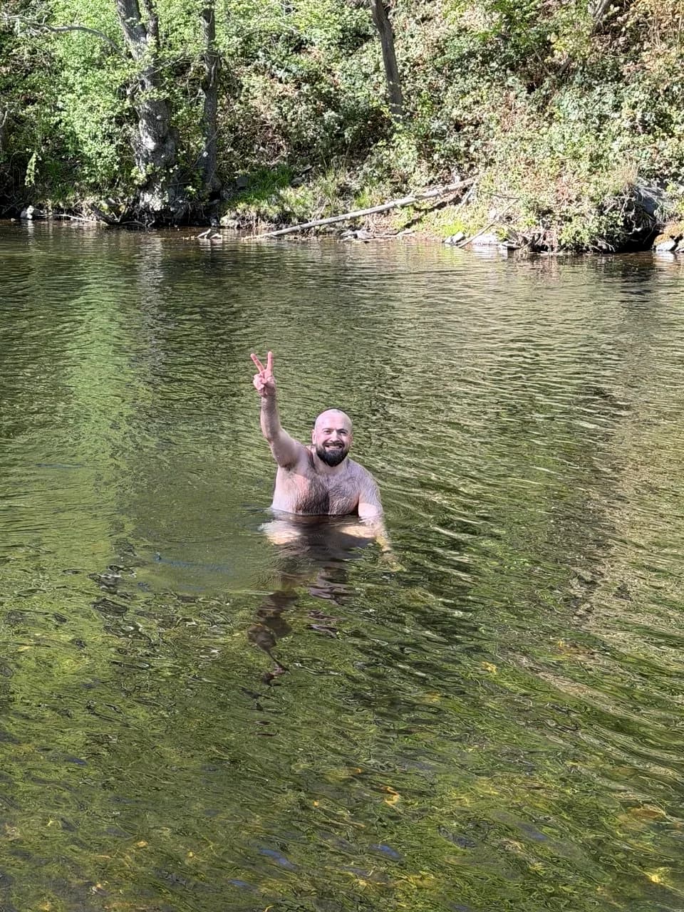 Купание в реке