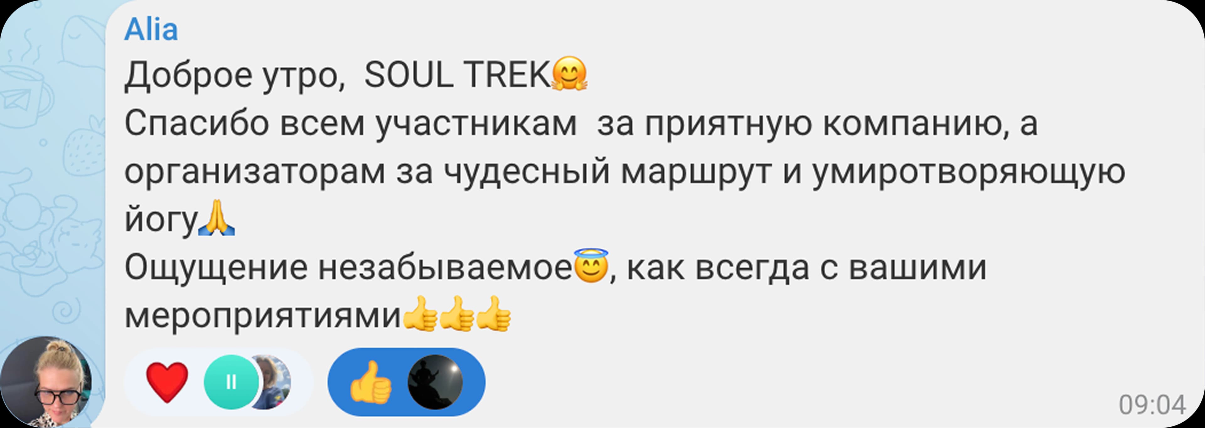 Отзыв участника о SOUL TREK 3